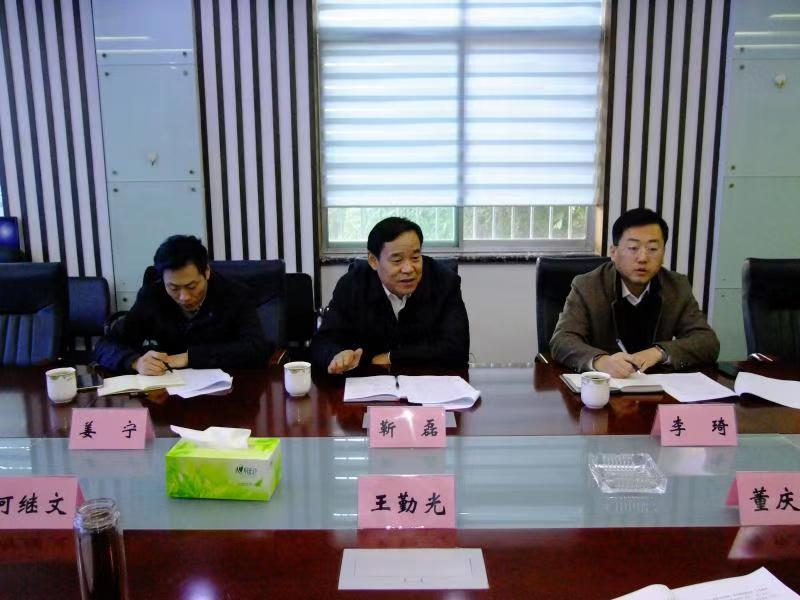 济南市民营经济发展局局长靳磊到欧宝网页版登录界面集团调研